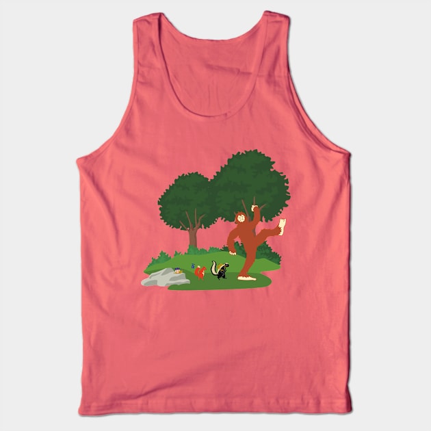 Nature's Pied Piper Tank Top by PNW Bigfoot Search